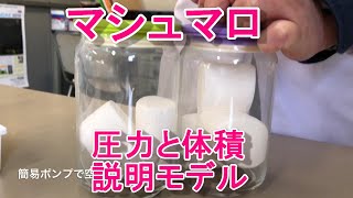 巨大マシュマロが膨らんだり縮んだり