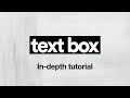 TextBox In-depth tutorial