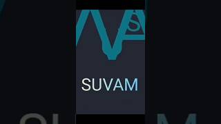 Suvam name logo 💖👍 #todayvideo #famouslogos #brandidentity #nicelogo #brandlogo