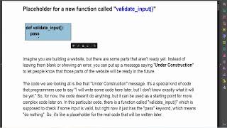 Learn Python with ChatGPT: Function Placeholders. Why and When Do We Use Them?