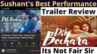 Dil Bechara | Trailer Review |  best performance |  #dilbechara | Sushant Singh Rajput | subhra
