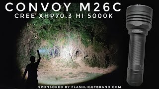 Convoy M26C XHP70.3 HI 5000K vs M21D XHP70.3 HI 5700K vs S11 XHP70.3 HI 5000K #รีวิวไฟฉาย