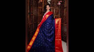 exclusive designer semi gadwal silk  saree,style latest in trendSilk #fashion #saree #onlineshopping