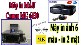 Máy in Canon MG 6130 - Máy in ảnh 6 màu - in 2 mặt tự động