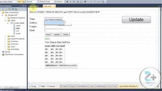 INSERT, UPDATE, DELETE and VIEW data from DATABASE. use of SQLConnetion, SQLCommand, ExecutenonQuery