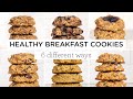 HEALTHY BREAKFAST COOKIES ‣‣ 6 fabulous ways!