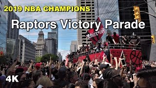 Toronto Raptors NBA Championship Victory Parade 2019 [4K]