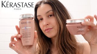 Professional Stylist Reviews Kerastase Chroma Absolu Shampoo, Mask \u0026 Leave In Heat Protection