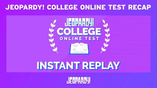 Jeopardy! College Online Test Recap | JEOPARDY!