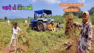 આજે માંડવી કાઢવા ટ્રેકટર આવ્યુ | aaje mandvi kadhva trektor avyu #gujrativlog #shaileshvlog