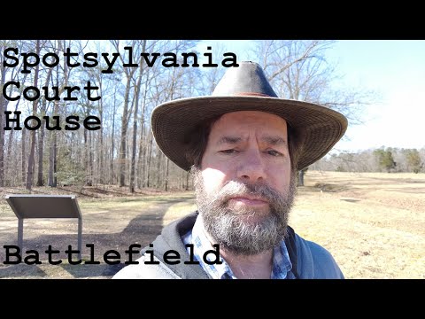 Battlefield tour of the Spotsylvania Court House Battlefield (with Civil War pictures and drawings).