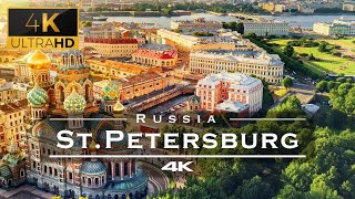 Saint Petersburg, Russia 🇷🇺   by drone 4K Saint Petersburg Aerial Timelab