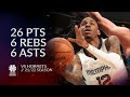 Ja Morant 26 pts 6 rebs 6 asts vs Hornets 21/22 season