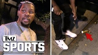 Kevin Durant -- Oops, There Goes the Weed!!! | TMZ Sports
