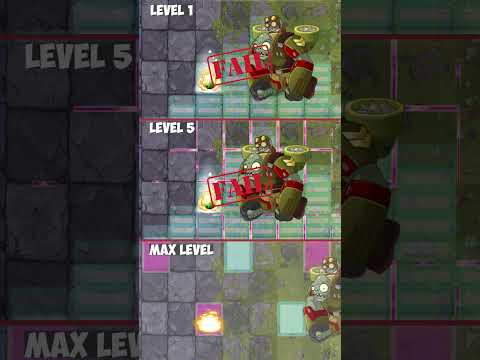 Pvz 2 Plantas de control – Pepper-mint Nivel 1, 5, Max vs Sky Gargantuar