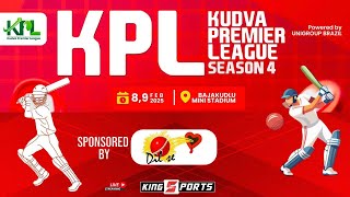 KUDVA PREMIER LEAGUE 2025 || SEASON 4 || KPL 2025 | LIVE FROM PERLA ll