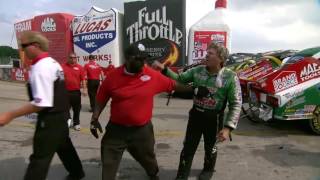 #FlashbackFriday Tony Pedregon \u0026 John Force bury the hatchet in Indy