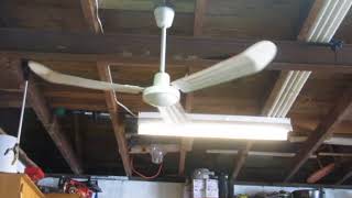 Canarm CP56 Industrial Ceiling Fan Tested at Jeffrey Robinson's Garage