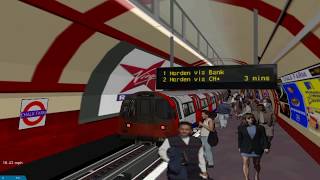 let's play Openbve [Northern Line] Edgware-Morden via Bank