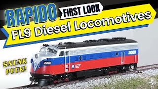 Rapido Trains FL9 Diesel Locomotive First Look!