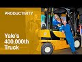 Yale 400,000th forklift truck from Craigavon plant - #Yale400K