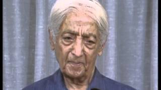 I am afraid to change. If I change, what will happen afterwards? | J. Krishnamurti