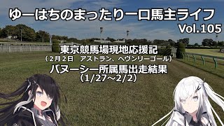 【第１０５回】ゆーはちのまったり一口馬主ライフ　～東京競馬場現地応援記（アストラン、ヘヴンリーゴール（非））＆クラブ所属馬レース結果～