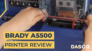 Brady A5500 Print \u0026 Apply Flag Label Printer Overview