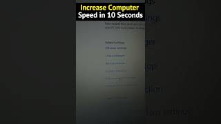 Increase Computer Speed in 10 Seconds 📈🔥 #shorts