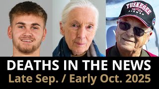 Who Died This Week | Late Sep./Early Oct. 2025 Celebrity Deaths & More