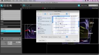 Madmapper and Quartz Composer set up