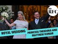 ROYAL WEDDING: Princess THEODORA of GREECE married Matthew Kumar