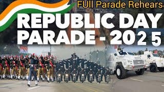 Republic Day Parade Rehearsal 2025. Full Parade Rehearsal #republicday2025 #rdc2025 #kartavyapath