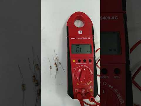 How To Test Resistors With Multimeter | Check Resistor's #short - YouTube