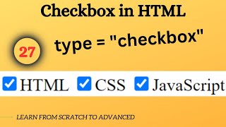 HTML Checkboxes: A Comprehensive Guide for Beginners