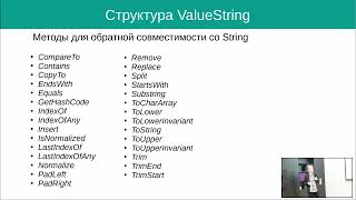 Юрий Малич «ValueString – строка как value type»