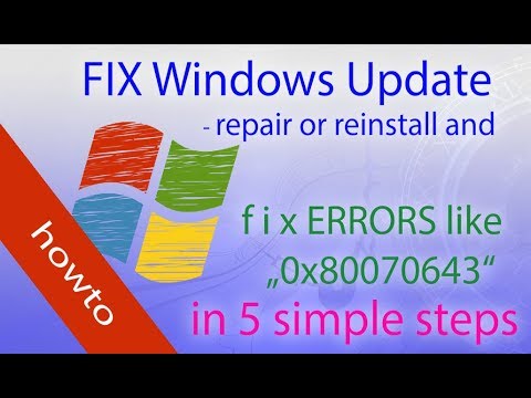 Fix And Repair Windows Update Errors In 5 Simple Steps * English ...