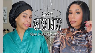 STORYTIME MAKEUP GET READY WITH ME - Date Night Outfit Ideas, Girl Talk GRWM Black Woman