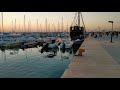 crete rethymnon the new harbour a walk arkund