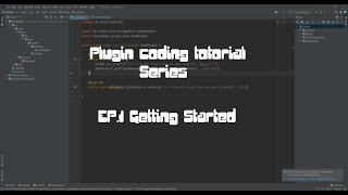 Plugin Coding tutorial: Getting Started!