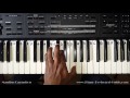 how to play the b flat major chord on piano bb maj