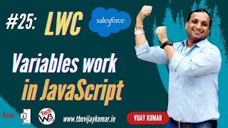25 LWC Tutorial - How do variables work in JavaScript | #lwc #salesforce