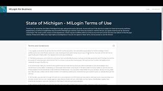 Creating a MiLogin for Business Account