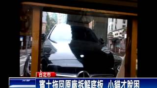 貓咪鑽入引擎 車拖回原廠拆底板－民視新聞