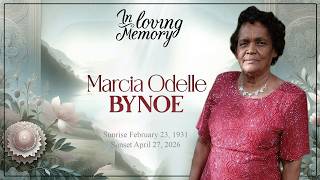 Celebrating the Life of Marcia Odelle Bynoe