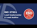 About ISO 27001 Lead Implementer & Lead Auditor