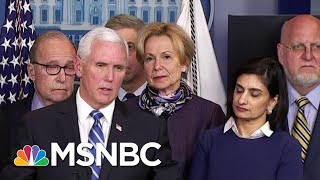 Pence Delivers Coronavirus Update After Trump Travels To Capitol Hill | MTP Daily | MSNBC