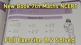 Chapter 8 Ex-8.2 Rational Numbers || Class 7 Maths New Book