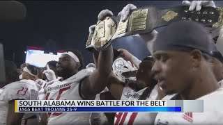 South Alabama ends drought against Troy, takes down Trojans 25-9 to reclaim the Belt