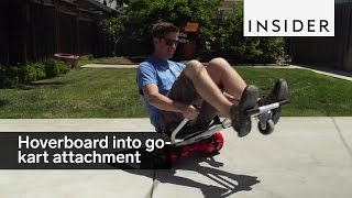 This attachment turns your hoverboard into a go-kart